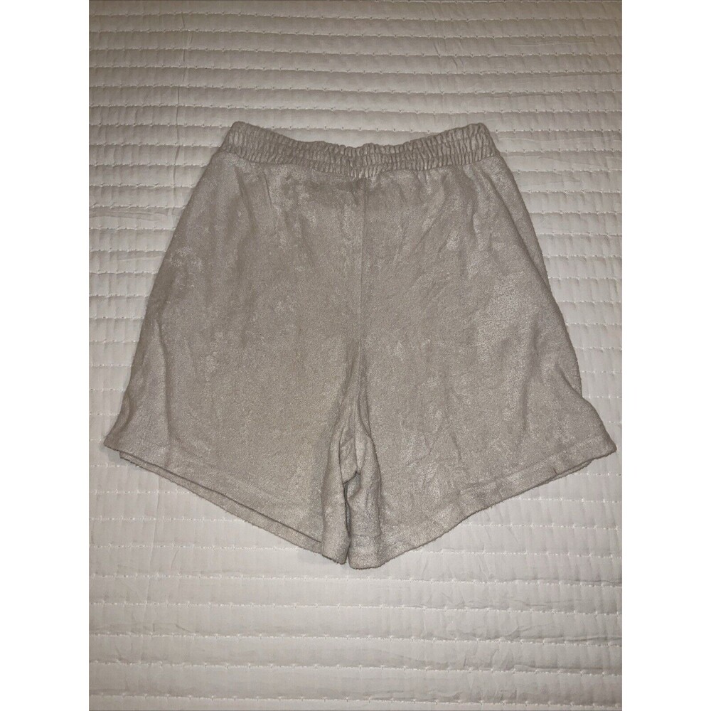 Hollister Gilly Hicks Cream Terry Feel Shorts Size XS Women’s